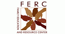 14027_FERCLogo FERC logo depicting diverse hands and the words "Family Education and Resource Center."