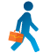 Free Microsoft Access Web Application Migration Strategy Report 31 Man carrying briefcase illustrating global access and data migration.