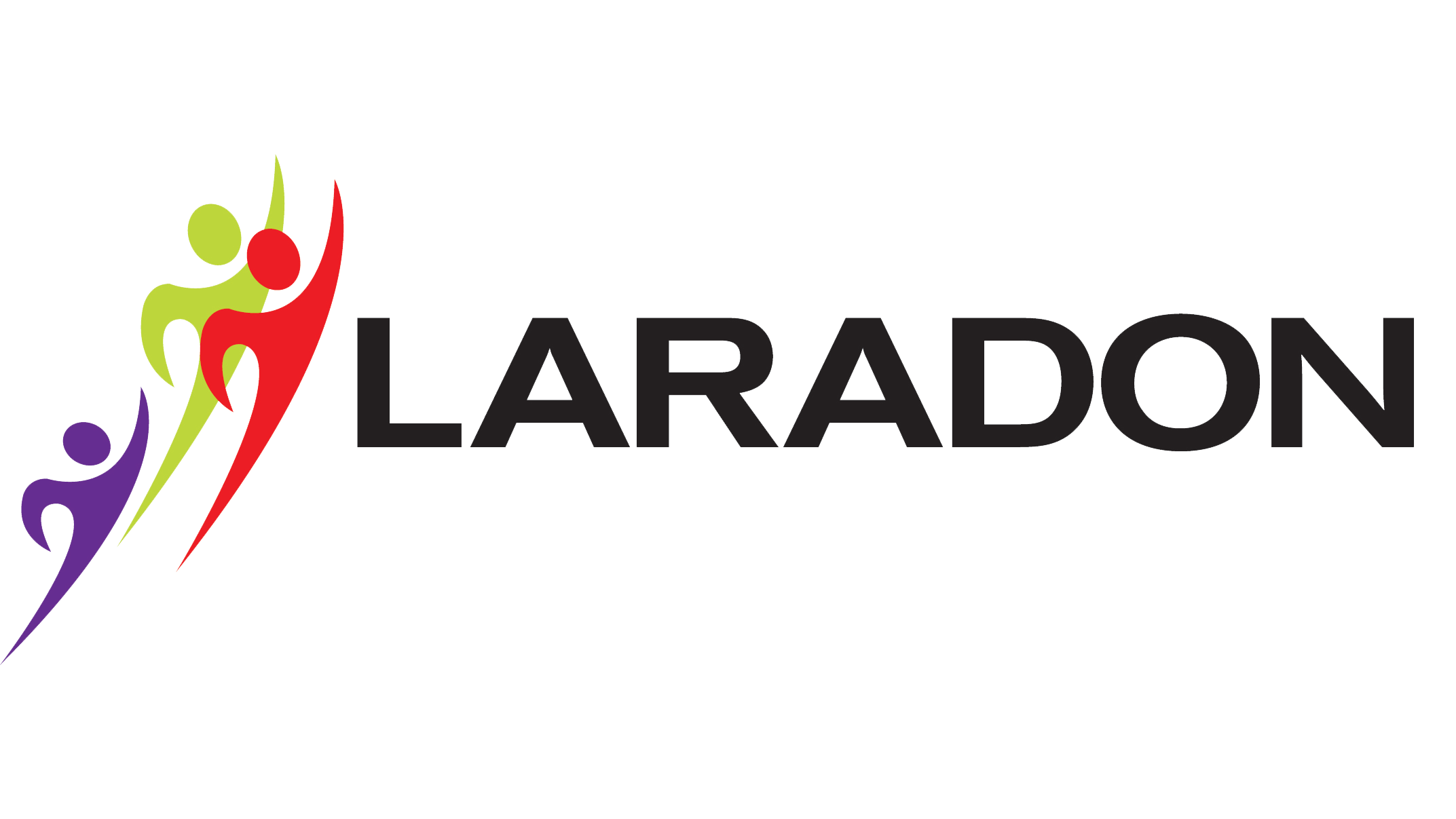 Laradon Hall logo depicting children and the Laradon name.
