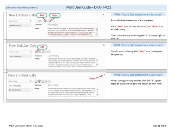 Free Microsoft Access Web Application Migration Strategy Report 38 MS Access web application training manual demonstrating CRUD operations and record editing.