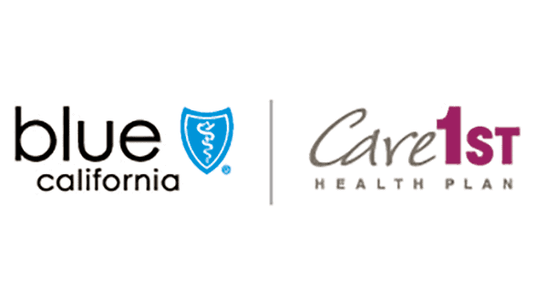 Blue Shield of California and Care1st Health Plan logos illustrating merger and database migration.