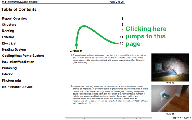 SOLVED! Old Problem: Adding bookmarks to a MS Access PDF Report 3 Help4Access PDF bookmarking tool demonstrating automated internal hyperlinks and navigation.
