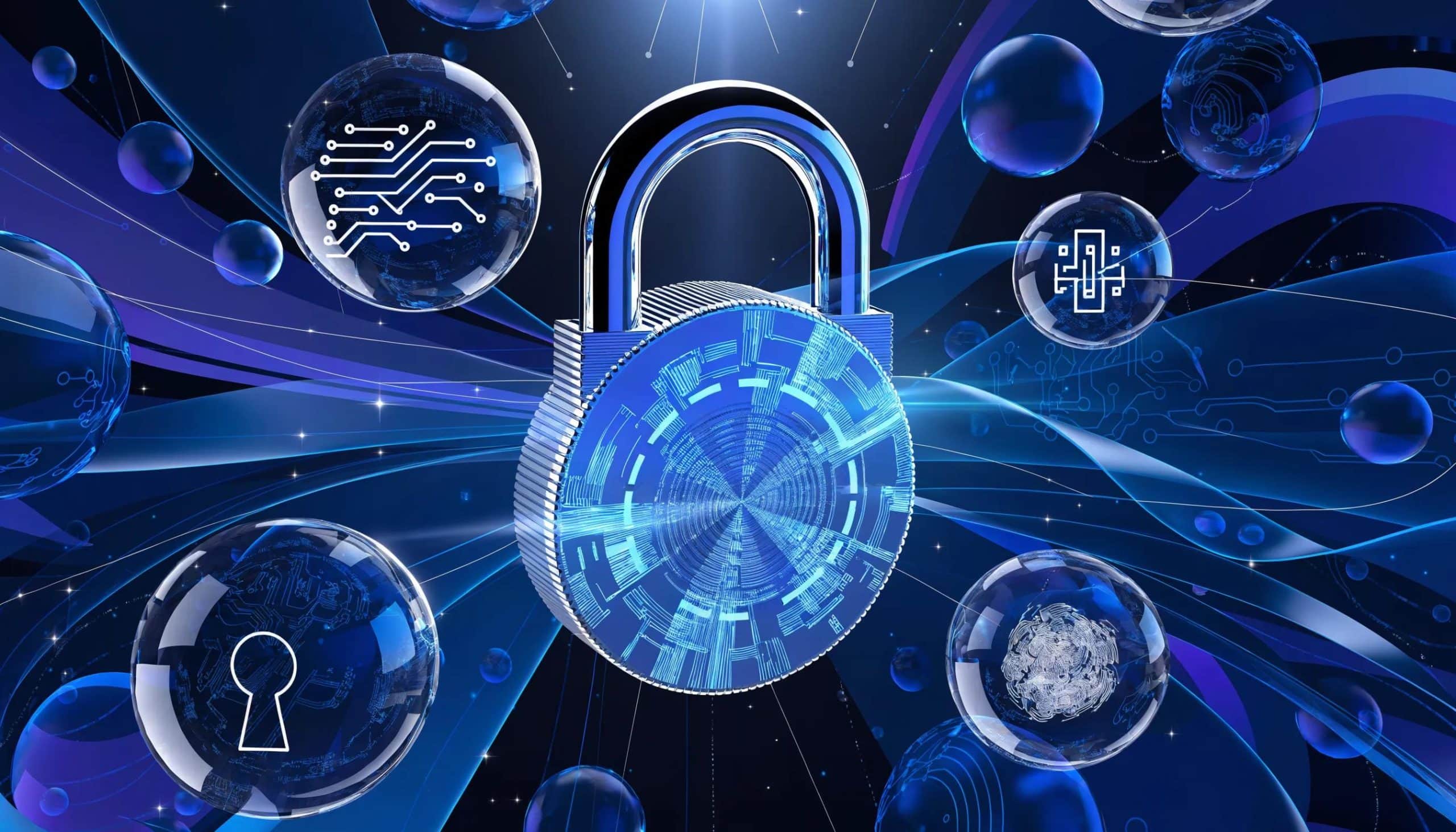 Why Enterprise Companies Are Migrating from Microsoft Access to SQL Server 2 SQL Server security features and data protection with padlock and digital icons.